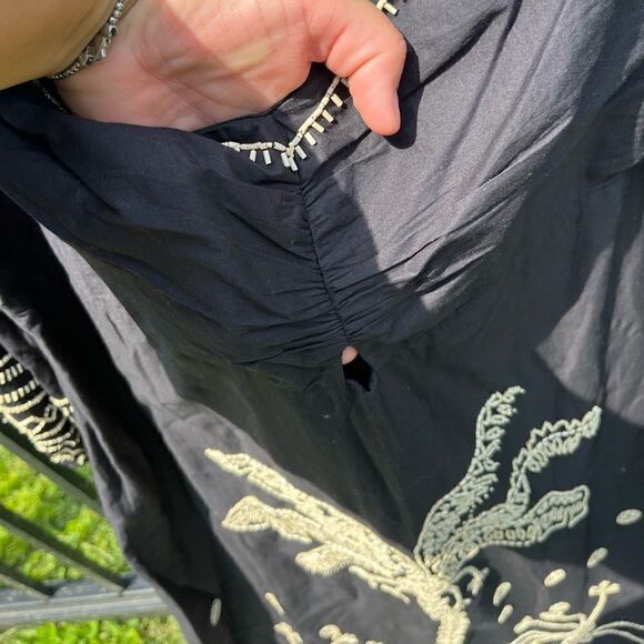 FARM Rio Sweetheart Cutout Beaded Midi Dress NWT - Picture 6 of 12